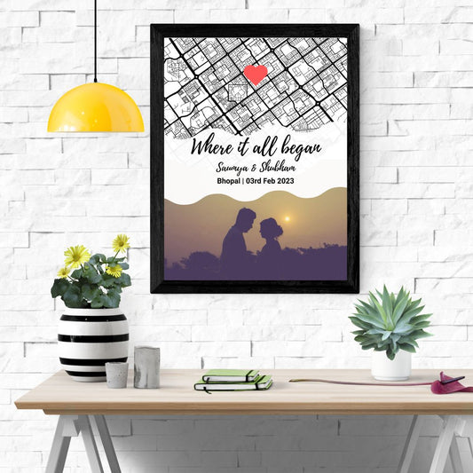 Best Memory Map Gift Frame