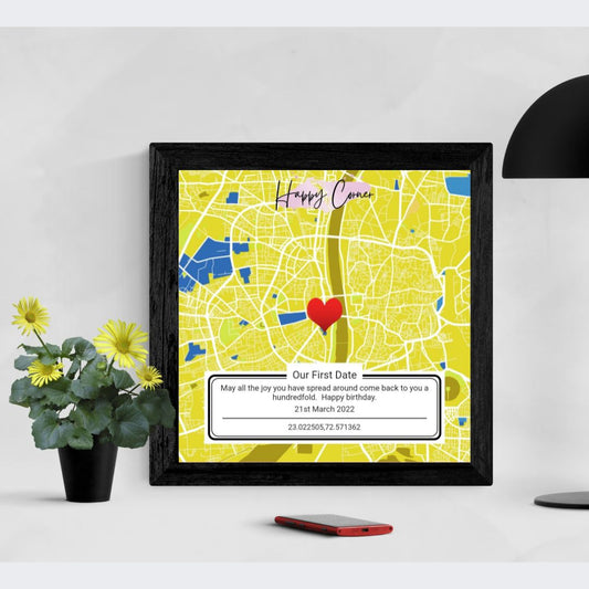 Memory Map Gift for Anniversary, Birthday or Special Day