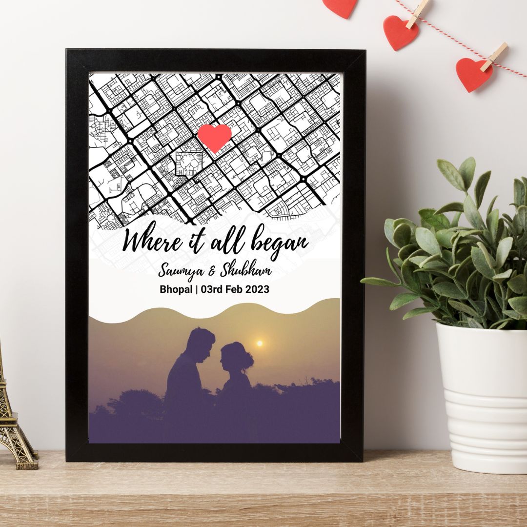 Best Memory Map Gift Frame