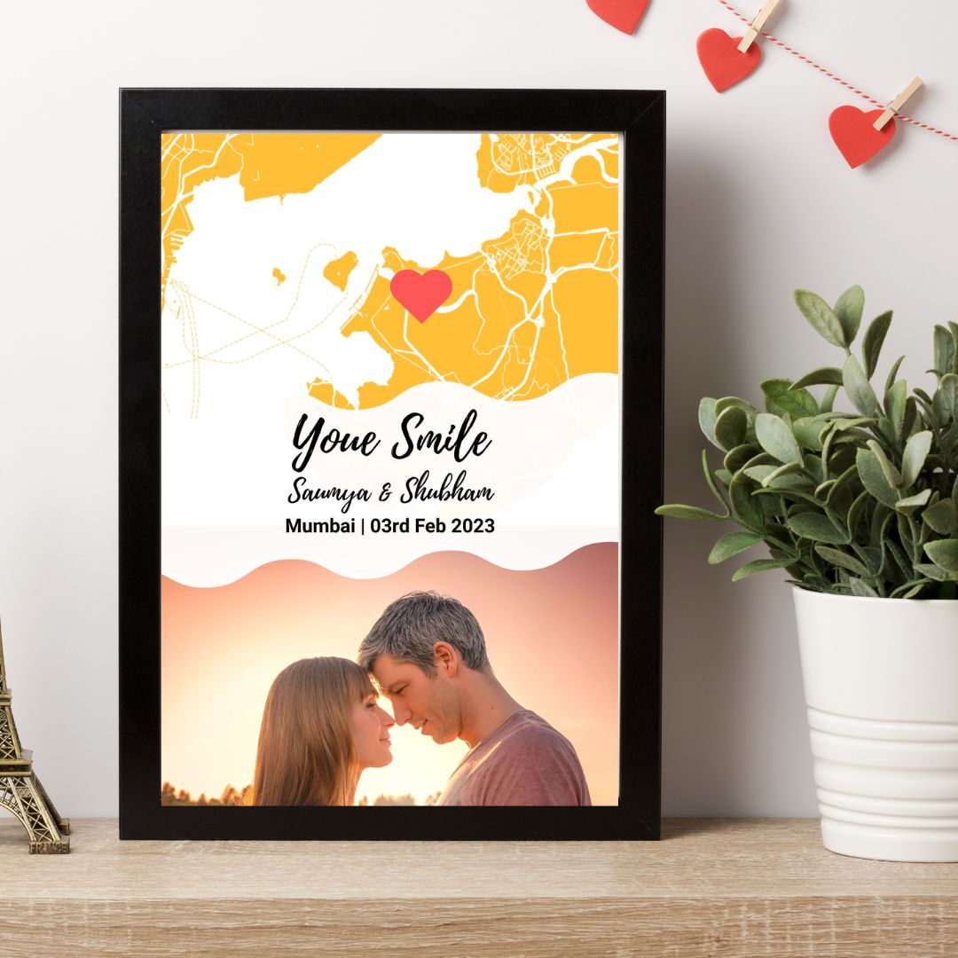 Best Memory Map Gift Frame
