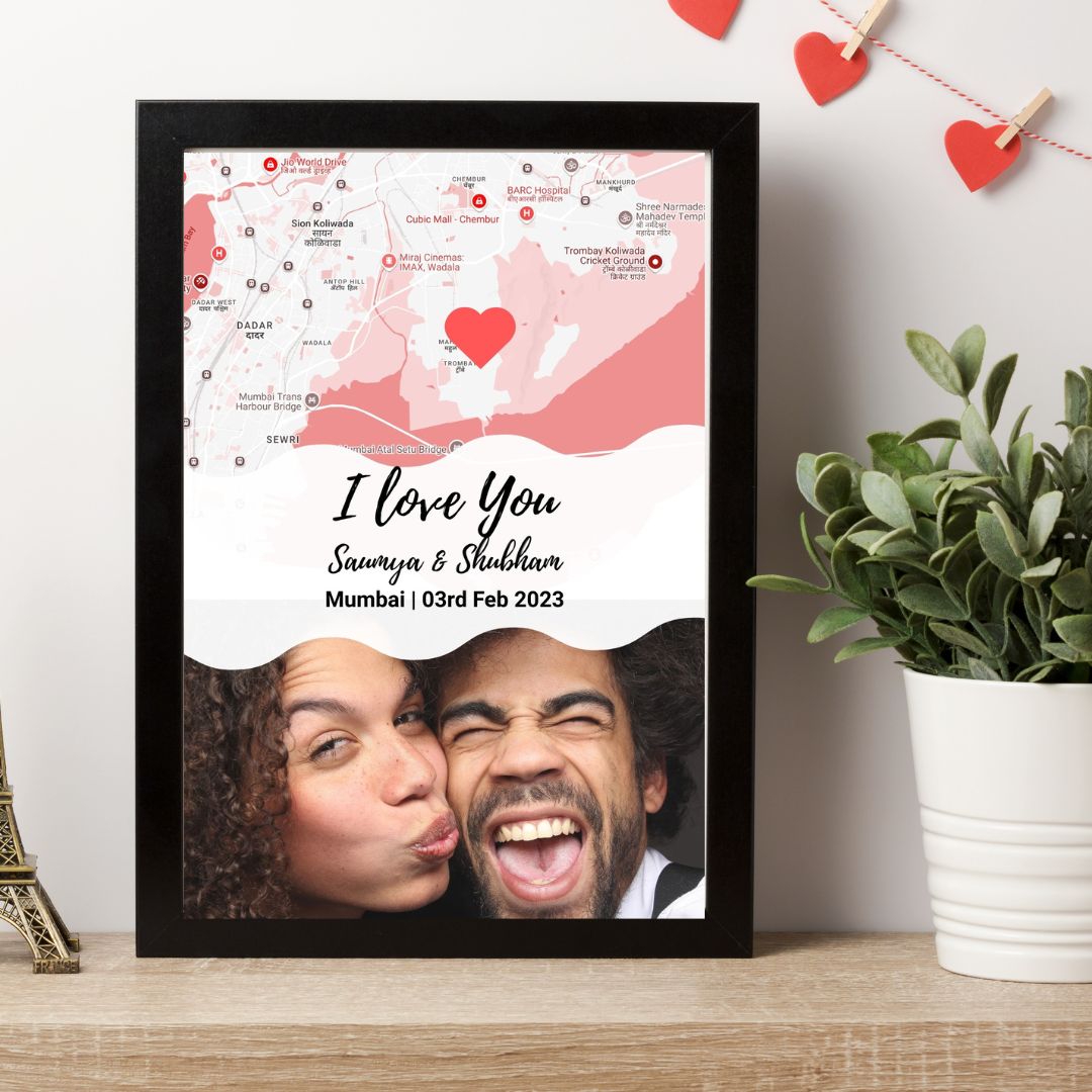 Best Memory Map Gift Frame