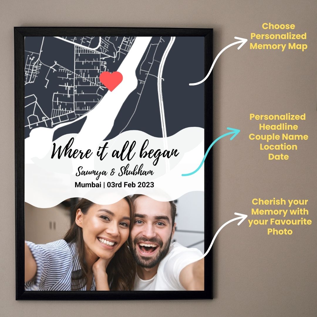 Best Memory Map Gift Frame