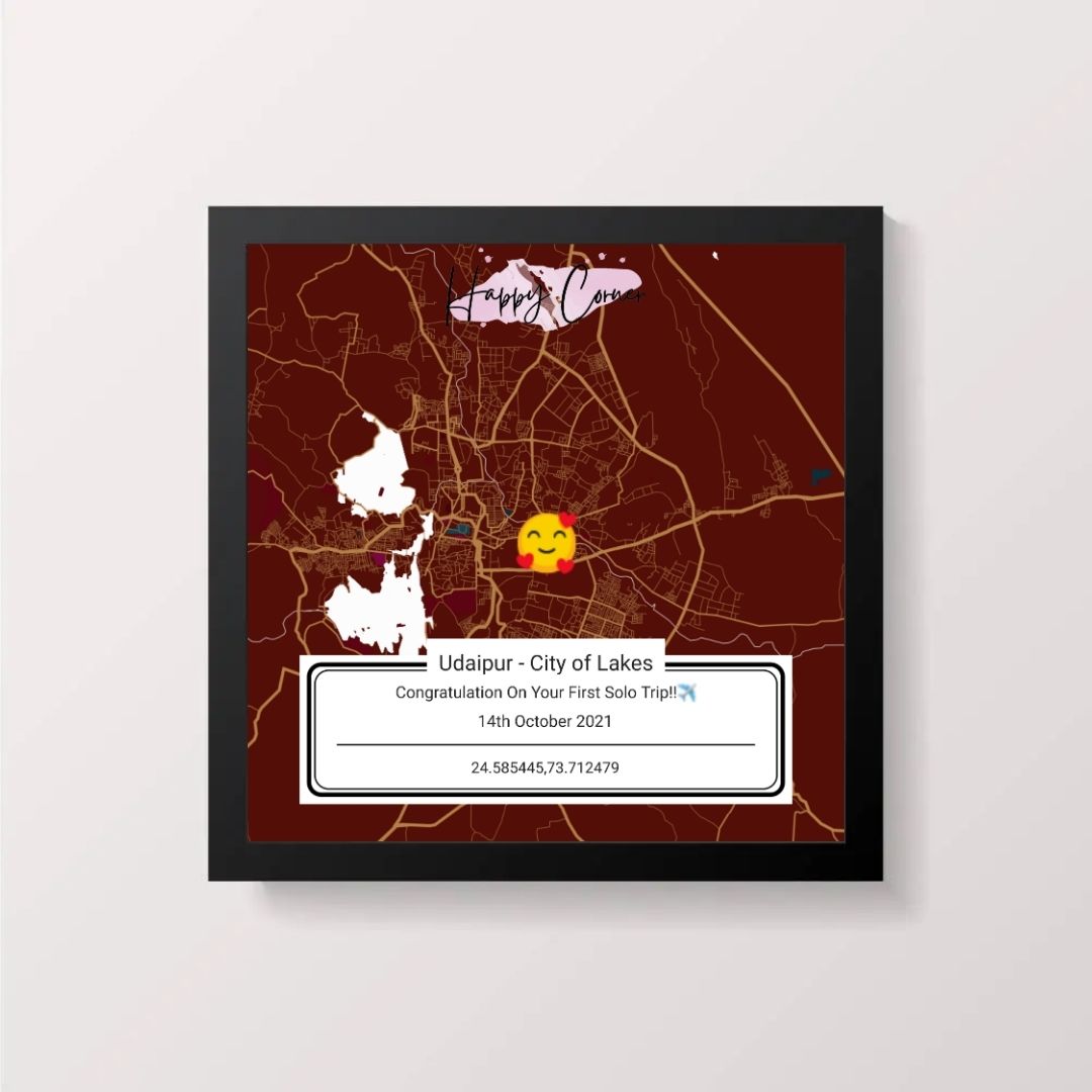 Memory Map Gift for Anniversary, Birthday or Special Day
