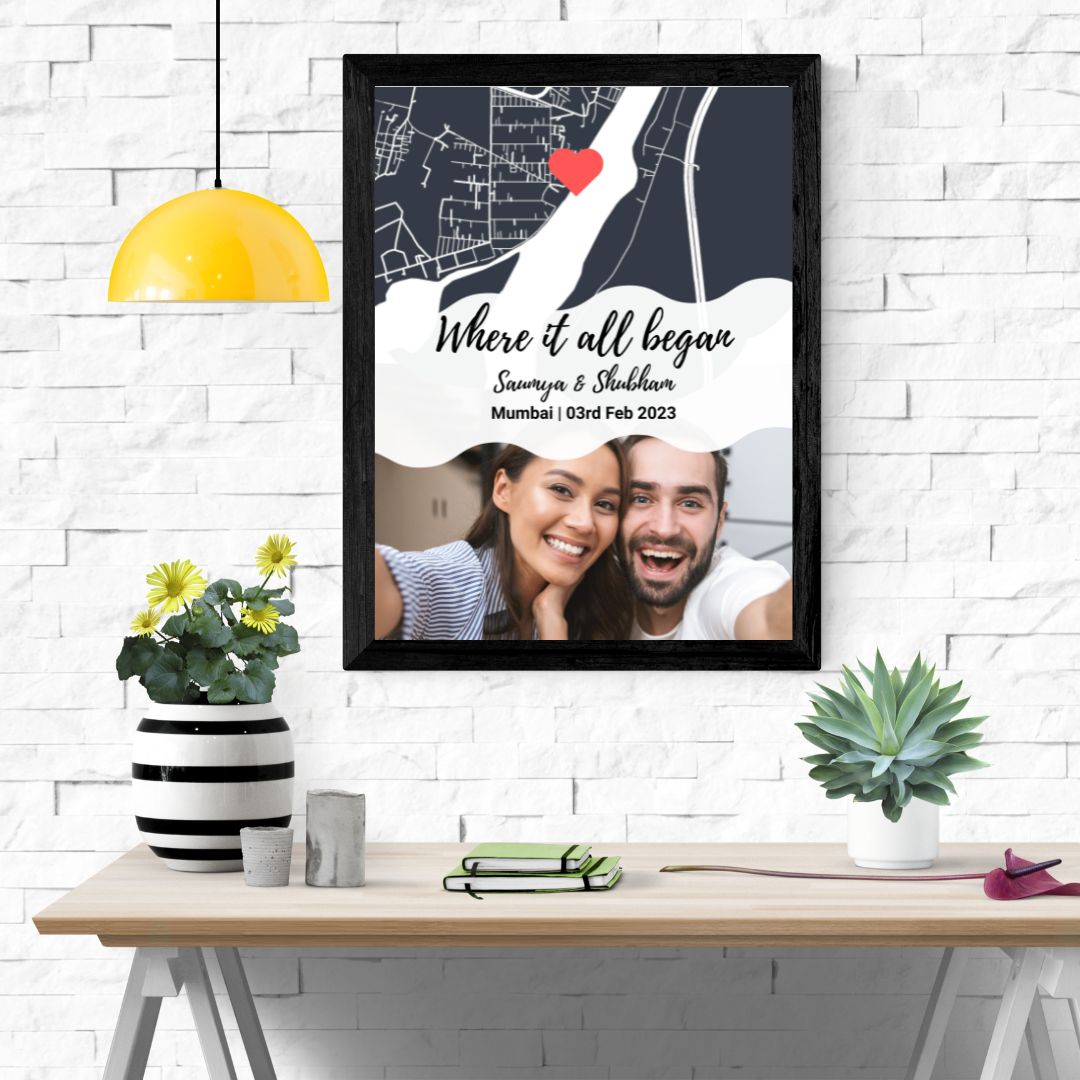 Best Memory Map Gift Frame