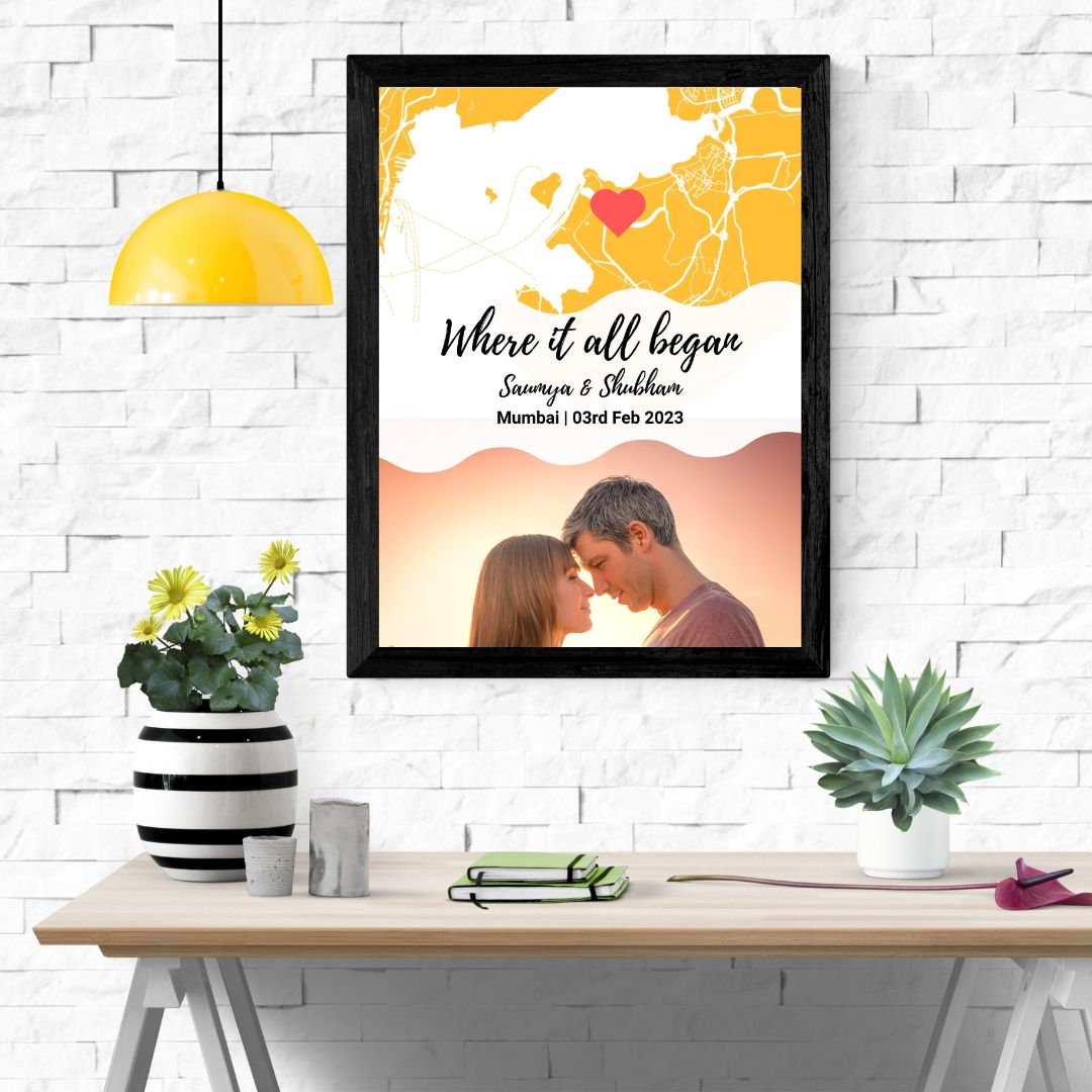 Best Memory Map Gift Frame