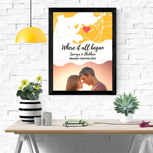 Best Memory Map Gift Frame