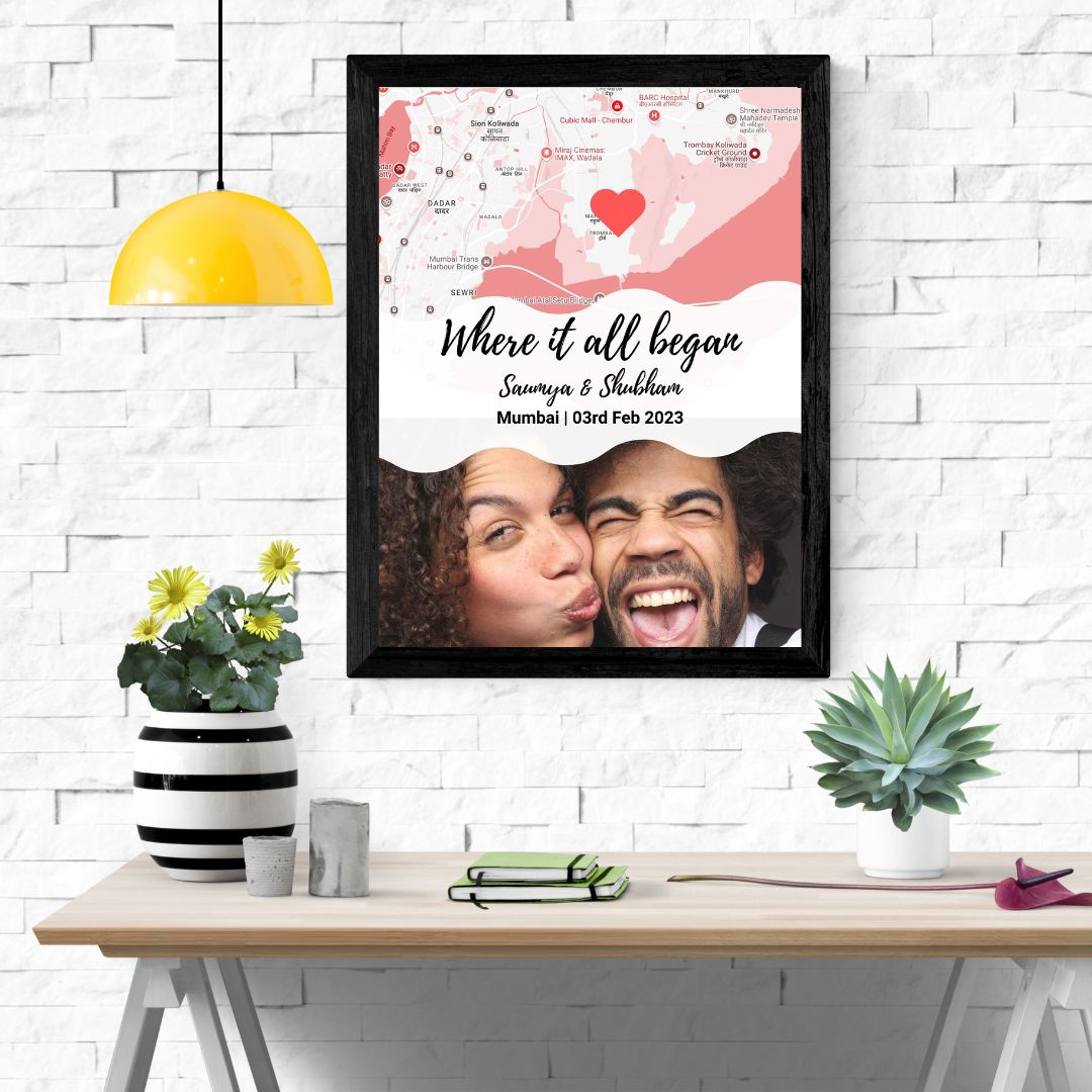Best Memory Map Gift Frame
