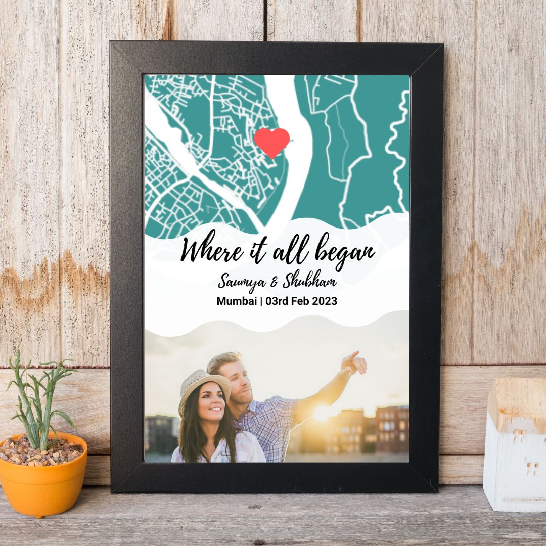 Best Memory Map Gift Frame