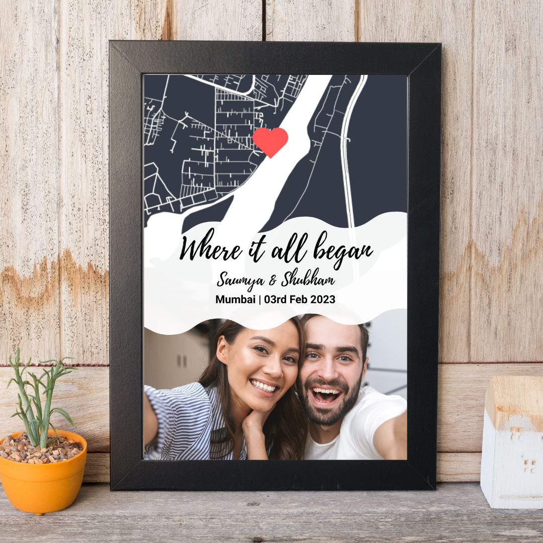 Best Memory Map Gift Frame