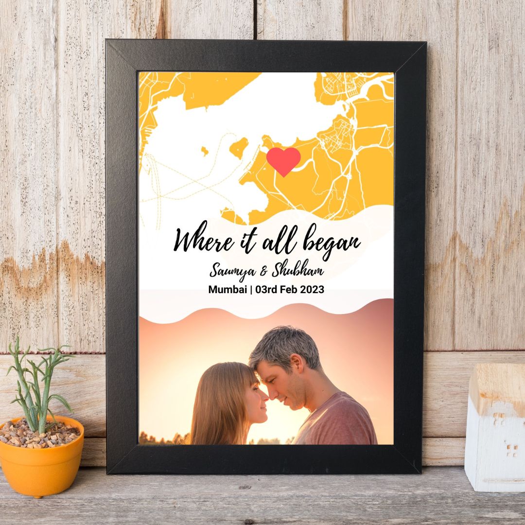 Best Memory Map Gift Frame